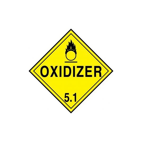 Accuform DOT PLACARD HAZARD CLASS 5 MPL501VP50 MPL501VP50 - main